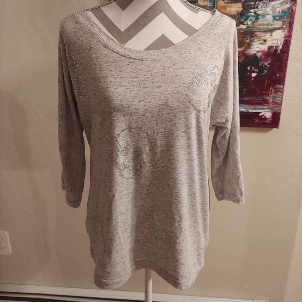 Vanity Sparkly Skull Top